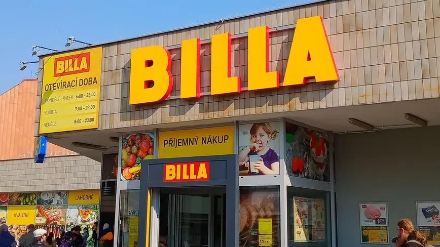 Billa supermarket v Praze