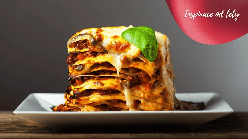 lasagne na talíři